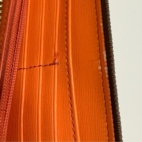 Fossil Gray Cutout Dot Zip Around Wallet With Wrist Strap - Picture 10 of 16